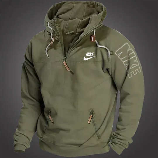 Men’s Quarter-Zip Hooded Pullover