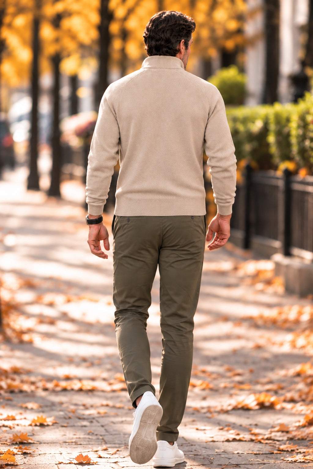 B0SS - Refined Quarter-Zip Sweater - CLEARANCE SALE