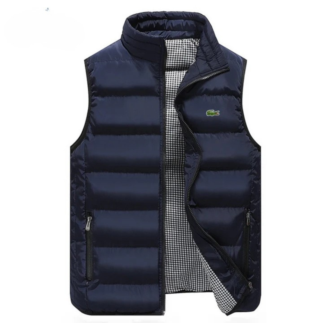 Men's Quilted Stand Collar Vest