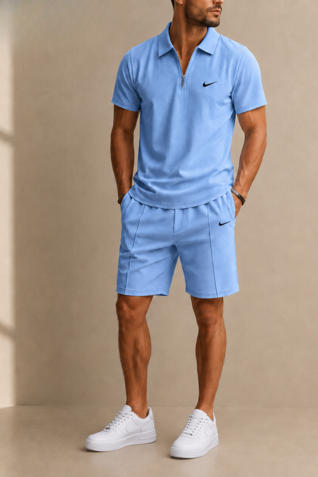 Aero-Grid Quarter-Zip Set — LIQUIDATION PRICE
