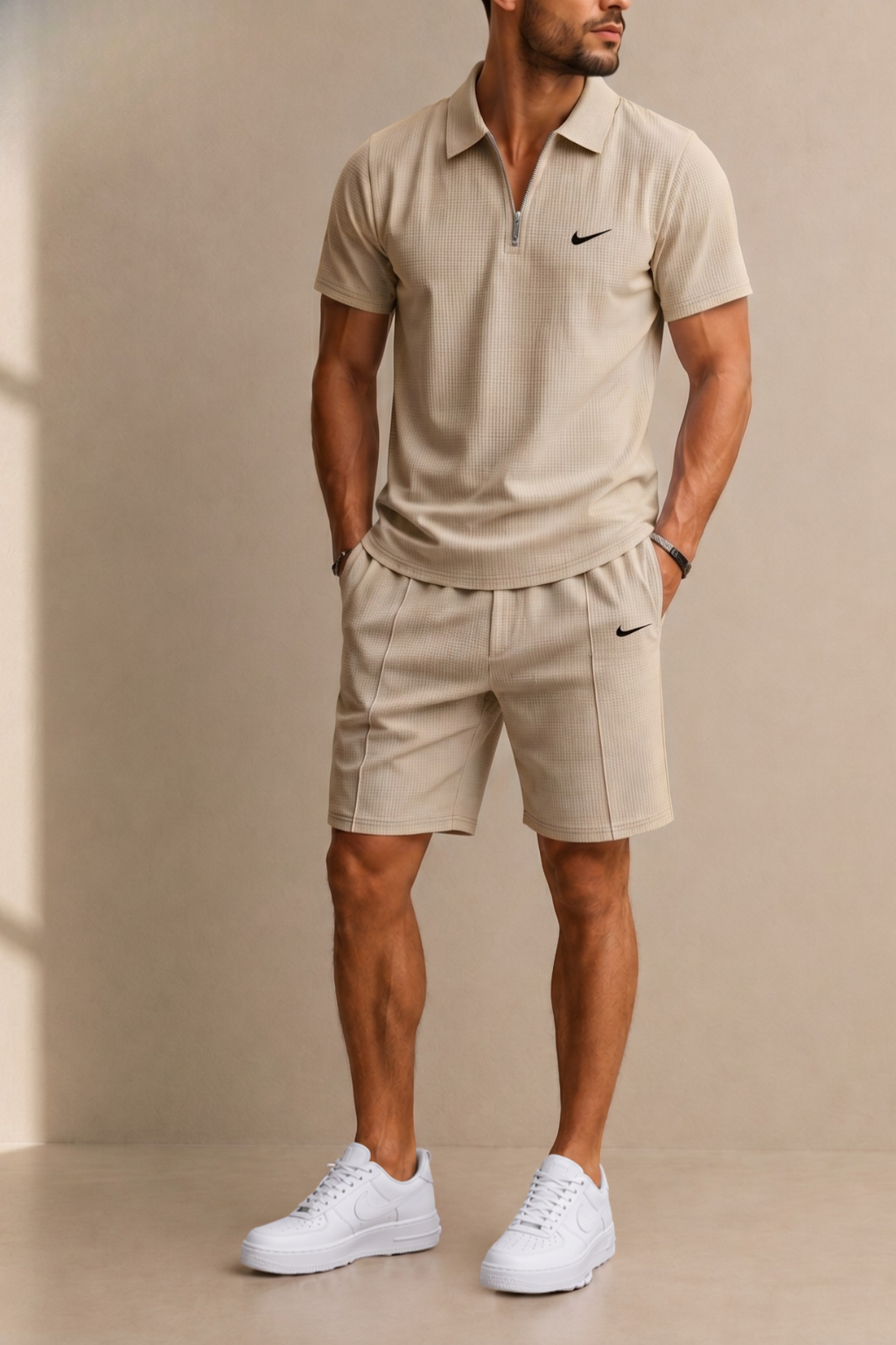 Aero-Grid Quarter-Zip Set — LIQUIDATION PRICE