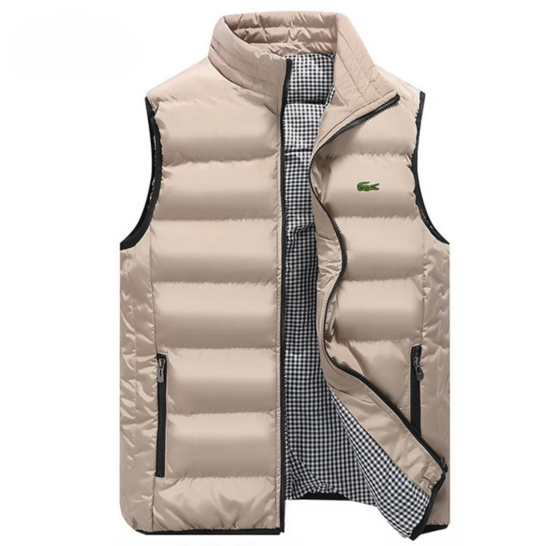 Men's Quilted Stand Collar Vest