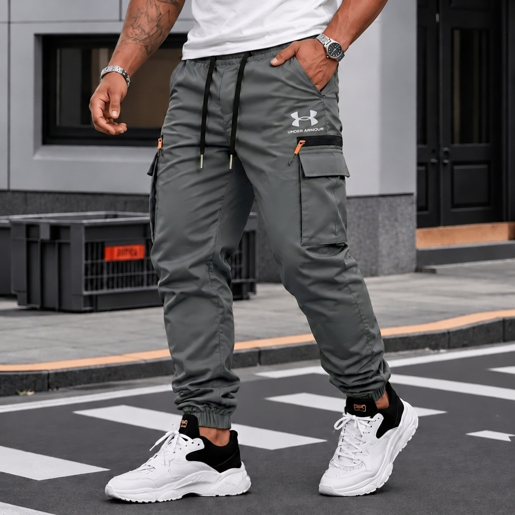 Men's Multi-Pocket Cargo Jogger Trousers