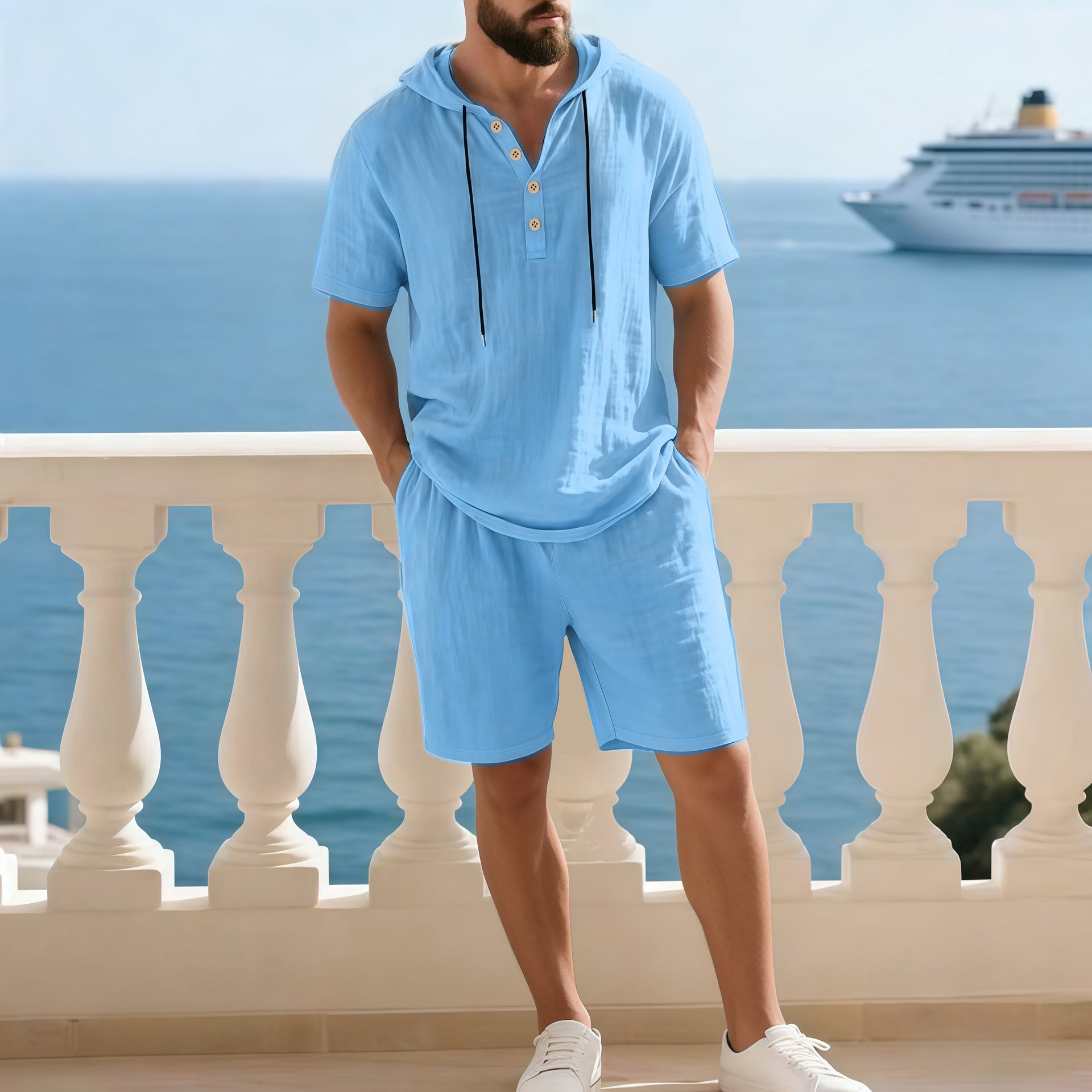 Men's Premium Summer Two-Piece Set - LIQUIDATION PRICE