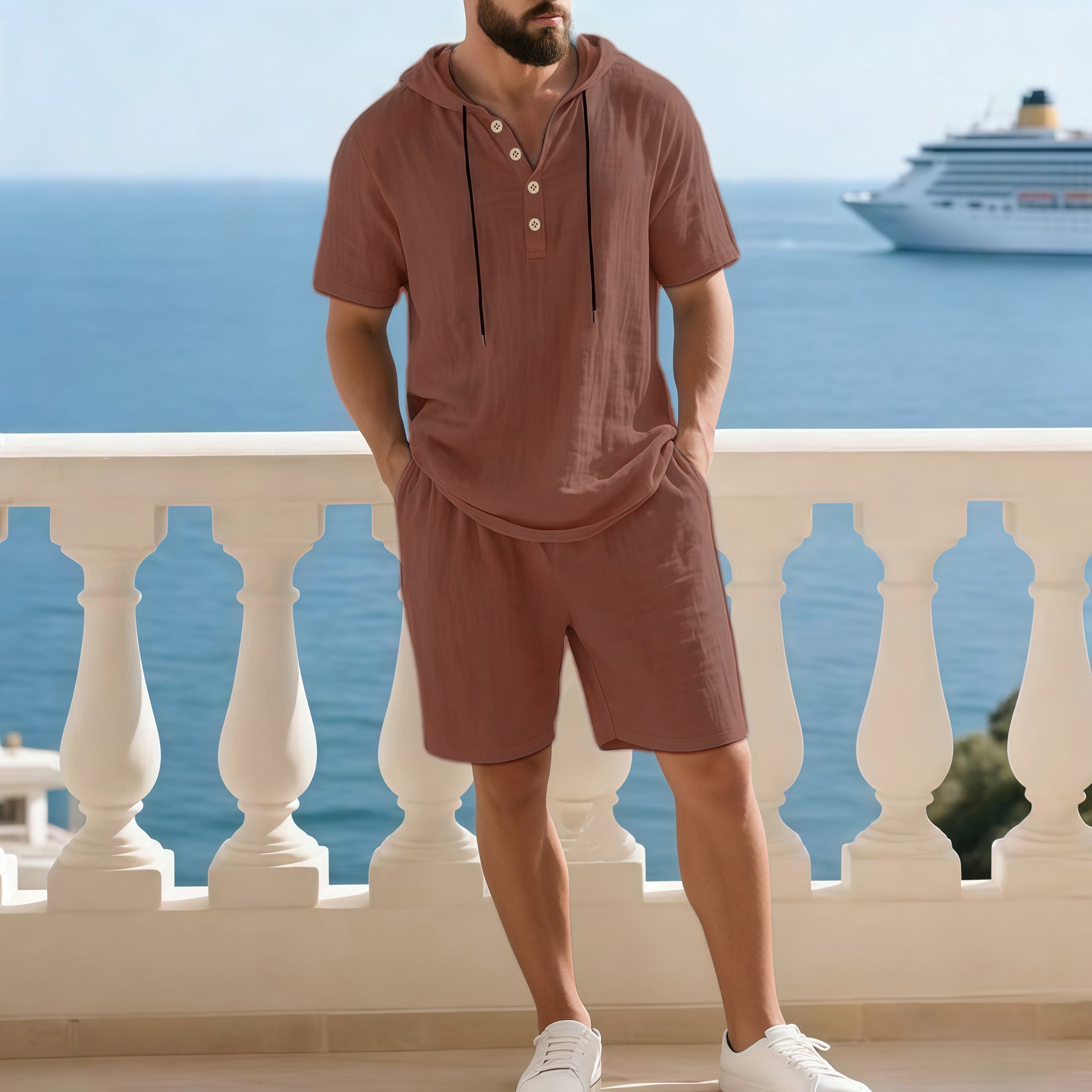 Men's Premium Summer Two-Piece Set - LIQUIDATION PRICE