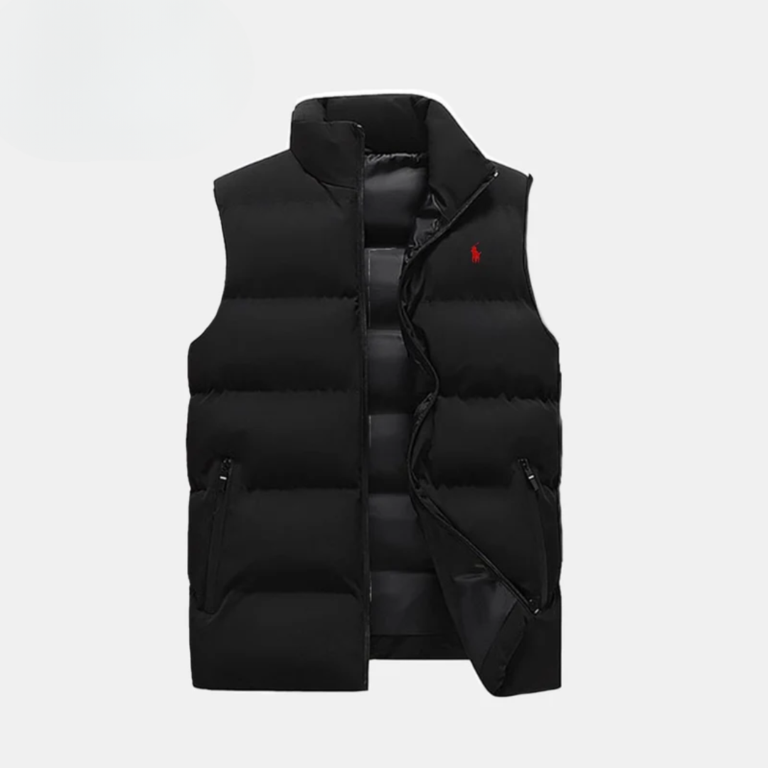 Classic Padded Vest + Free Turtleneck Sweater