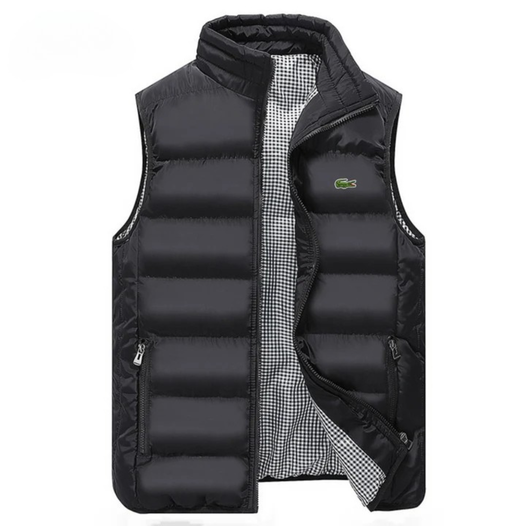 Men's Quilted Stand Collar Vest