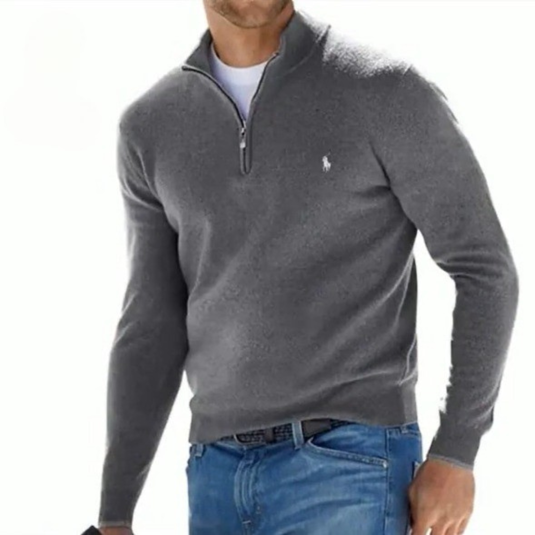 Men's Classic Quarter-Zip Pullover