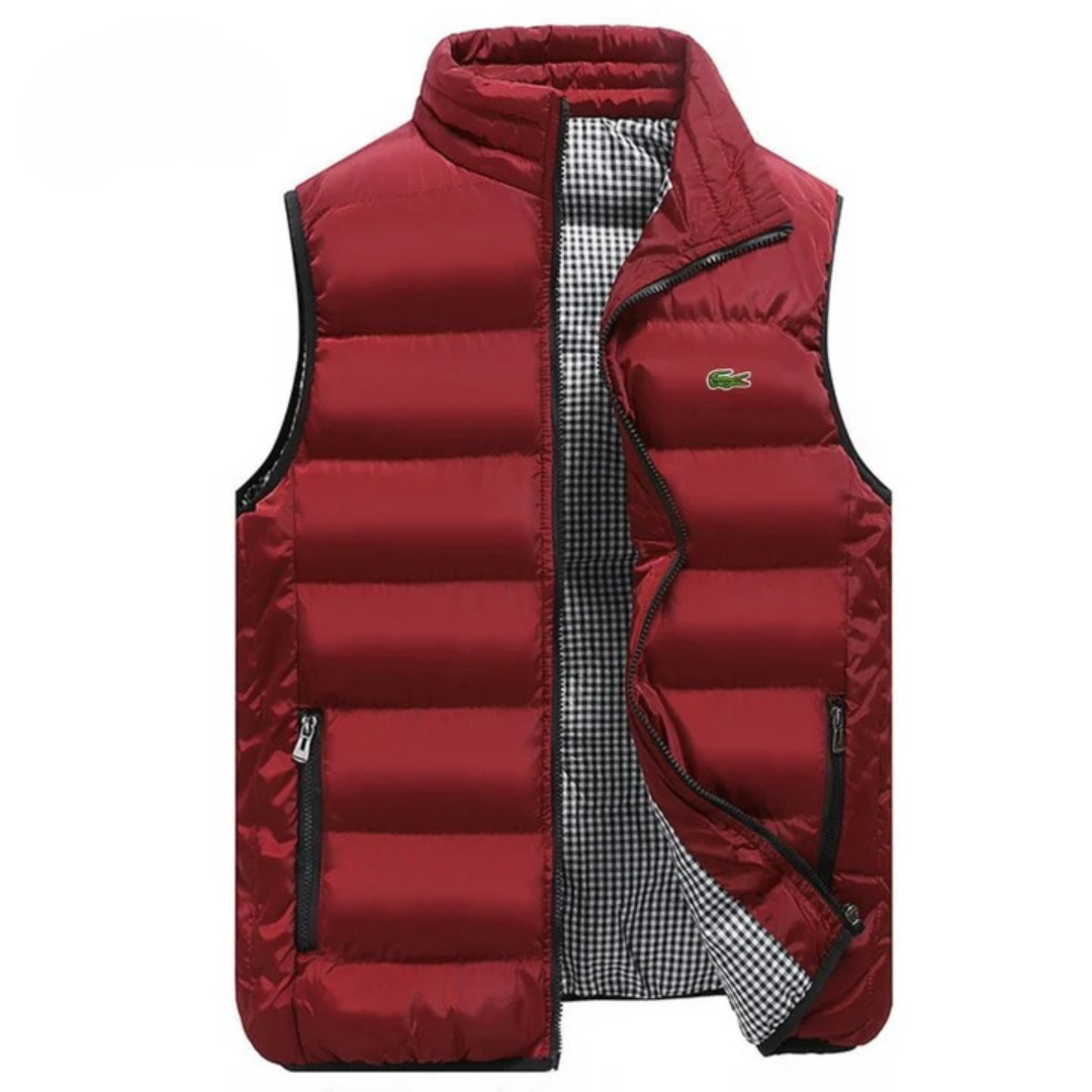 Men's Quilted Stand Collar Vest