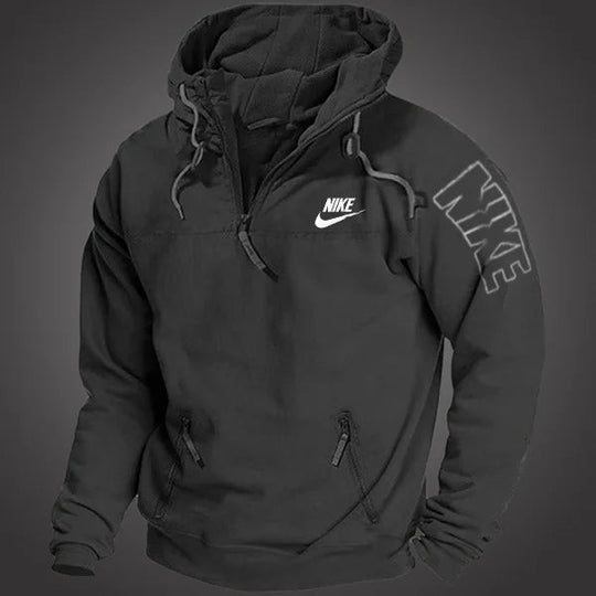 Men’s Quarter-Zip Hooded Pullover