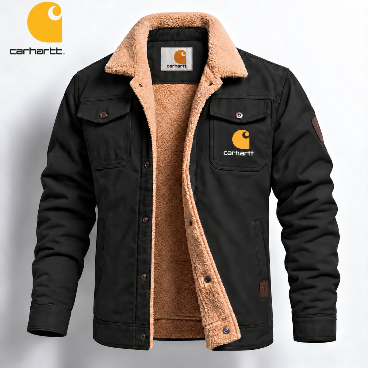 Men's Contrast-Lined Utility Jacket