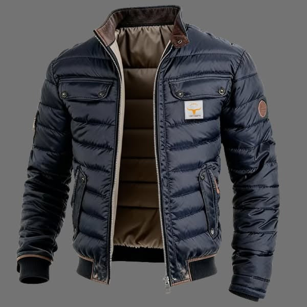 Cipo & Baxx Men's Urban Quilted Puffer Jacket