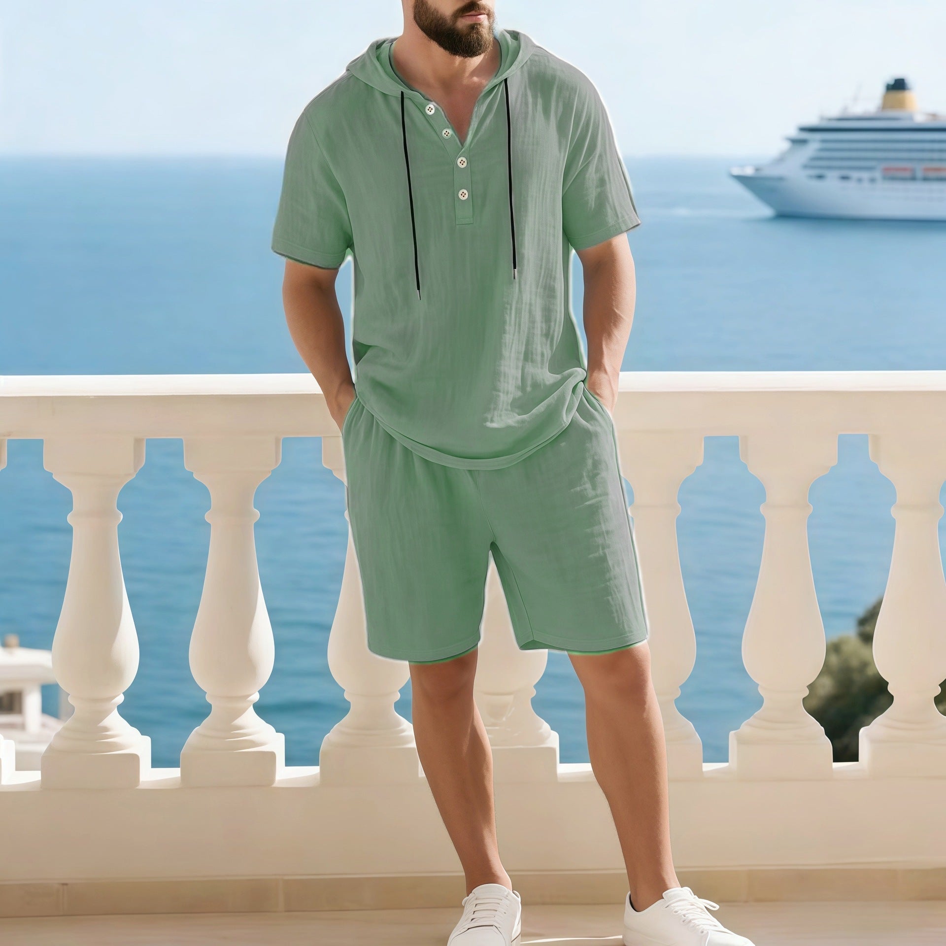 Men's Premium Summer Two-Piece Set - LIQUIDATION PRICE